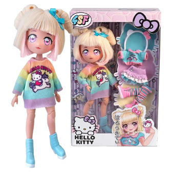 Ігровий набір 4SF Manga Dolls серії Hello Kitty Стильна Цукерочка-Єдиноріг з аксесуарами (8056379194088)