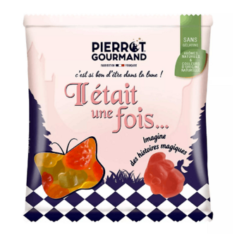 Цукерки Pierrot Gourmand асорті фруктово-ягідні жувальні 22г (22г)