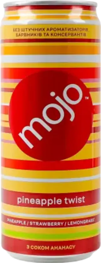 Напій Mojo Pineapple twist з соком ананаса 330 мл