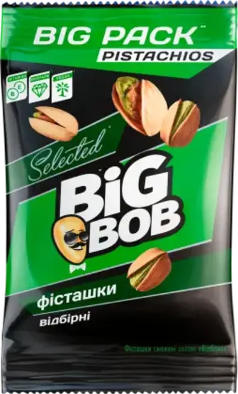 Горіхи Big Bob Фісташки солоні 90 г