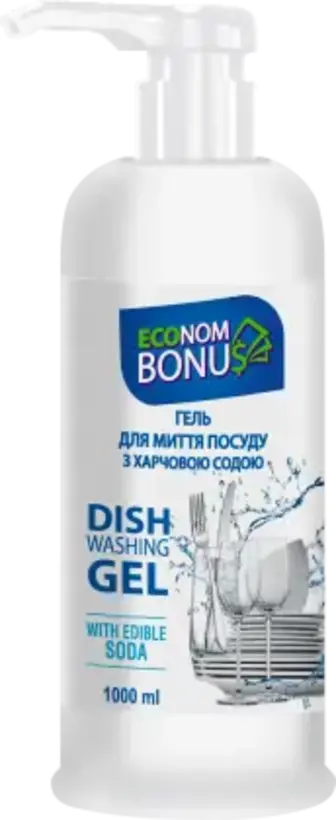 Гель для миття посуду Bonus Econom з харчовою содою 1 л
