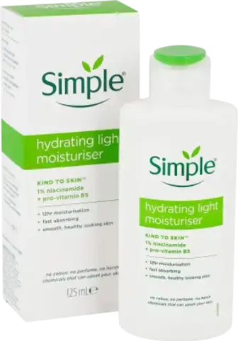 Крем Simple Kind to Skin легкий зволожувальний 125 мл