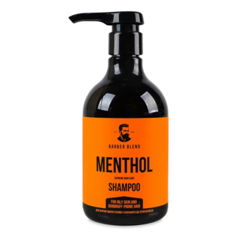 Шампунь Barber Blend Menthol для жирної шкіри голови (500мл) (500мл)