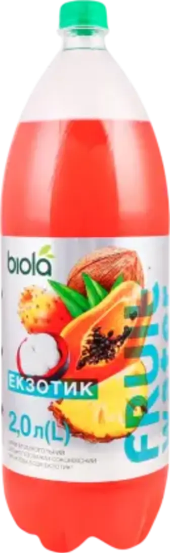 Напій Biola Fruit Water Екзотик 2 л