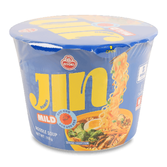 Локшина Otoki Jin Ramen швидкого приготування середньогостра 110г (110г)