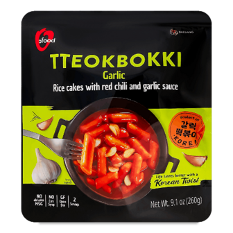 Текбоккі O'Food в соусі з перцем чилі та часником 260г (260г)