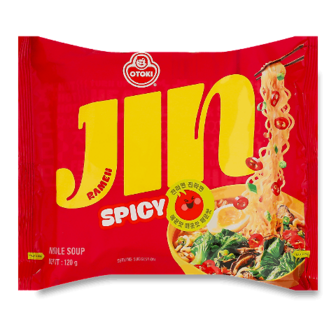 Локшина Otoki Jin Ramen швидкого приготування гостра 120г (120г)