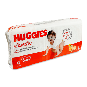 Підгузки Huggies Classic 4 7-18 кг 48шт (48шт)