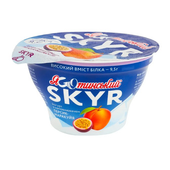 Йогурт Яготинський Skyr Персик-Маракуя 1.8% 140 г (4823005213604)