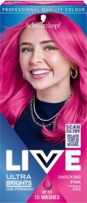 Фарба для волосся напів-стійка Schwarzkopf Shocking Pink 093