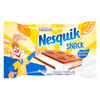 Тістечко бісквітне Nesquik з молочною начинкою 26 г (8033629400717)