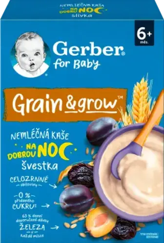 Каша молочна Gerber вівсяна зі сливою 200 г