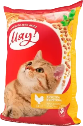 Корм Мяу! для котів з куркою 11 кг