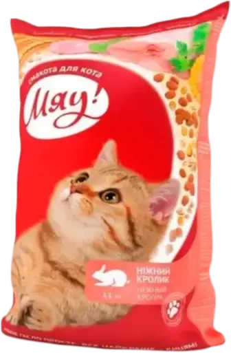 Корм Мяу! для котів з кроликом 11 кг