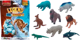 Стретч-іграшка Sbabam серії Legend of Animals Maxi Лід і полум'я у вигляді тварини