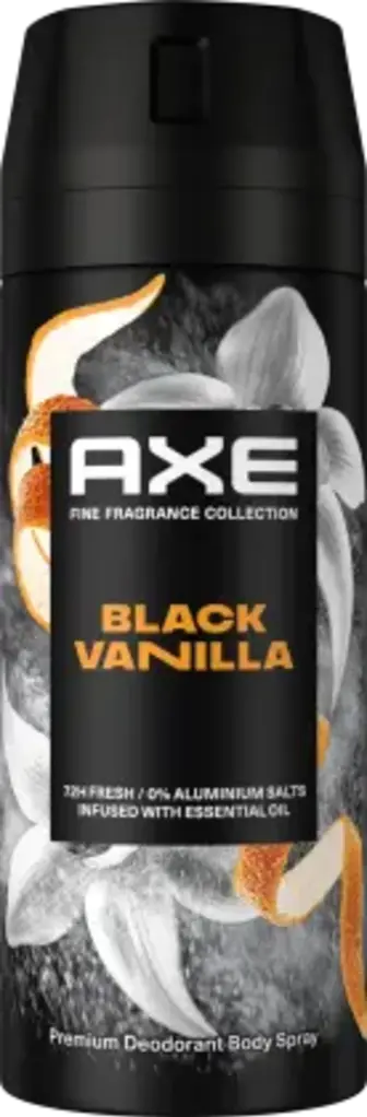 Дезодорант-спрей Axe Fine fragrance Black vanilla чоловічий 72 години 150 мл