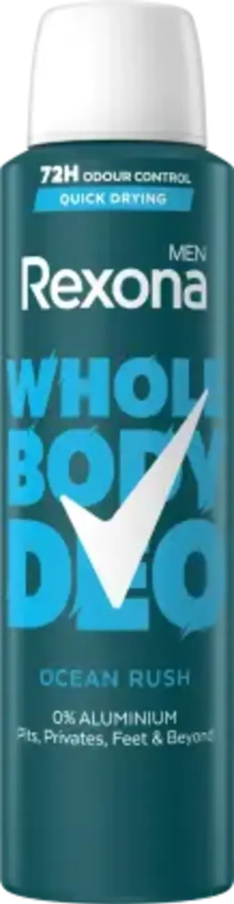Дезодорант-спрей Rexona Свіжість океану чоловічий для всього тіла 150 мл