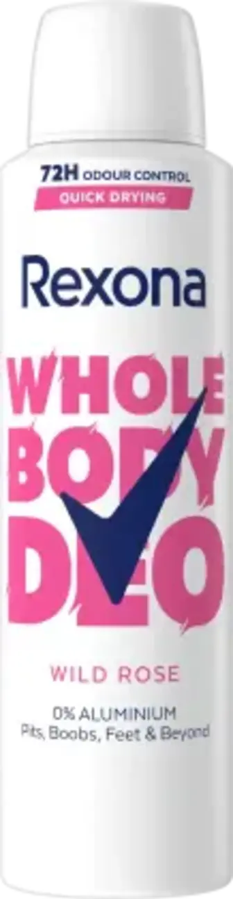 Дезодорант-спрей Rexona жіночий для всього тіла з ароматом дикої троянди 150 мл