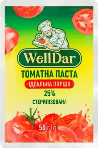 Томатна паста WellDar 25% 50 г
