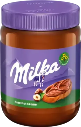 Паста горіхова Milka з фундука з додаванням какао 600 г