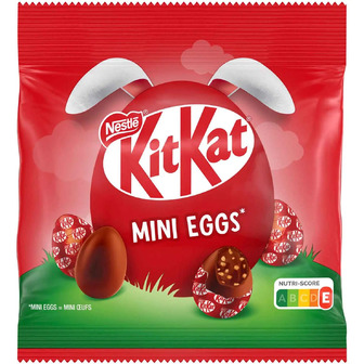 Міні-яйця KitKat з рисовими кріспами та шматочками вафель 89 г