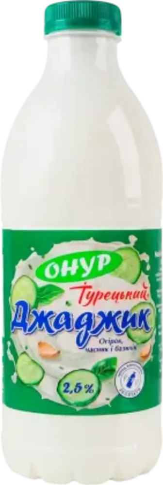 Напій кисломолочний Onur Джаджик Турецький 2.5% 1 л