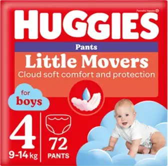 Підгузники-трусики Huggies для хлопчиків 4 Box 72 шт