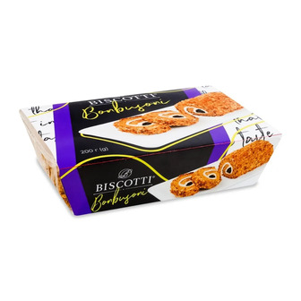 Тістечко Biscotti Бонбусоні бісквітне 200 г (4820180816897)