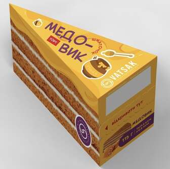 Торт 115г Вацак Медовик  к/уп 