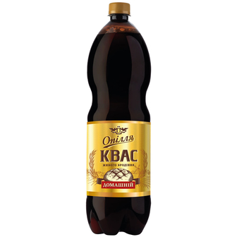 Квас 1,5 л Опілля Домашній живого бродіння ПЕТ 