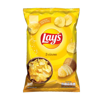 Чипси 120 г Lay's картопляні з сіллю м/уп 
