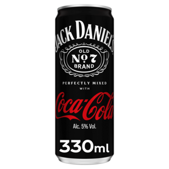 Напій 0,33 л слабоалкогольний Jack Daniels & Cola 5% об з/б 