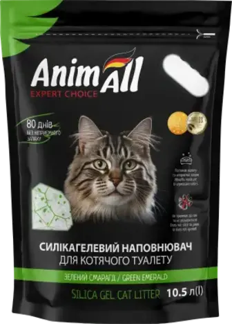 Наповнювач AnimAll Зелений Смарагд силікагелевий 10+0.5 л