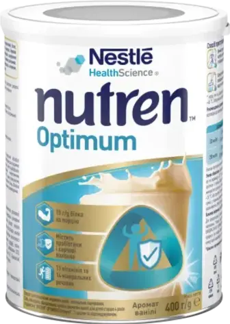 Ентеральне харчування Nestle Nutren Optimum 400 г