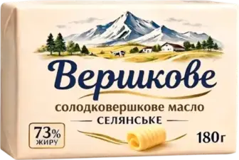 Масло Вершкове солодковершкове 73% 180 г