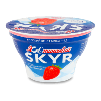 Йогурт Яготинське Skyr полуниця 1,8% стакан 140г