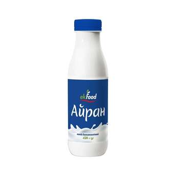 Напій кисломолочний 420 г Ekfood Айран нежирний п/бут 