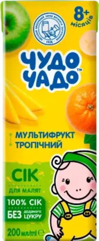 Сік Чудо-Чадо Тропічний мультифруктовий 200 мл