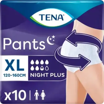 Труси-підгузки для дорослих Tena Pants Plus Night XL 10 шт
