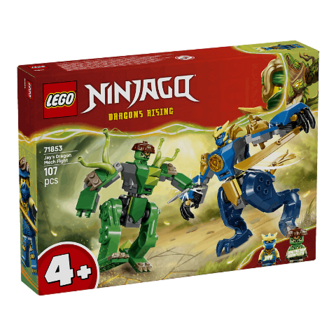 Конструктор LEGO NINJAGO Битва робота дракона Джея 71853 шт