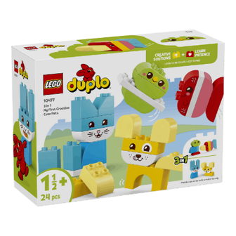 Конструктор LEGO DUPLO My First Чарівні творчі домашні улюбленці 3 в 1 10477 шт