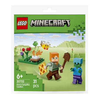 Конструктор LEGO Minecraft Конфлікт біля багаття Алекса 30732 шт
