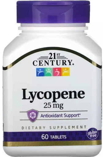 Лікопін, 25 мг, Lycopene, 21st Century, 60 таблеток