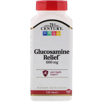 Глюкозамін 1000 мг Glucosamine Relief 21st Century 120 таблеток