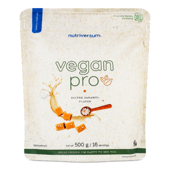Дієтична добавка Nutriversum Vegan Pro Веганський білок зі смаком солоної карамелі 500г (500г)