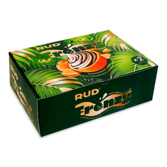 Морозиво Rud Frenzy апельсинове з чорничним топінгом 2*80г (2*80г)