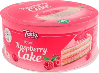 Торт Tarta Raspberry Cake бісквітний 450 г