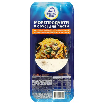 Морепродукти Водний Світ в соусі для пасти 180 г (4820088415598)