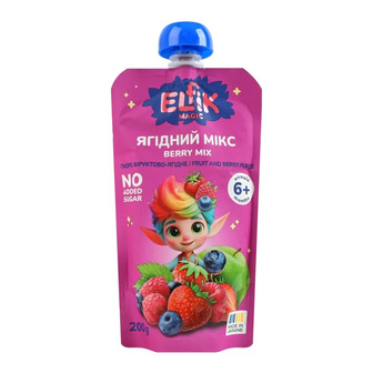 Пюре Elfik Magic Ягідний Мікс 200 г (4820266361945)