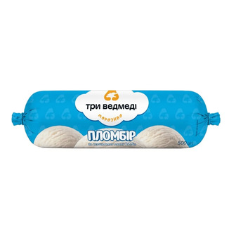 Морозиво Три ведмеді пломбір 500 г (4823086123359)